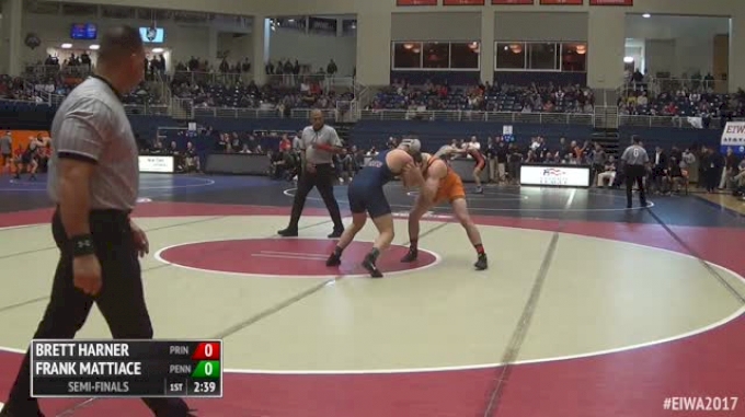 197 Semi-Finals - Brett Harner, Princeton vs Frank Mattiace, Penn