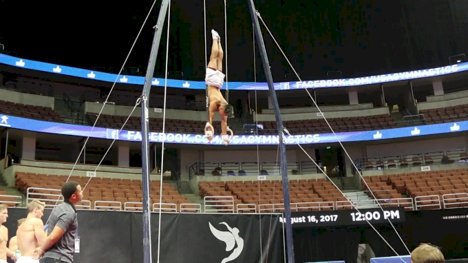 Oklahoma Men Nail Big Rings Dismounts - 2017 P&G Championships Podium Training