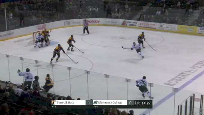 Highlights: Bemidji State Explodes For 8 Goals vs Merrimack