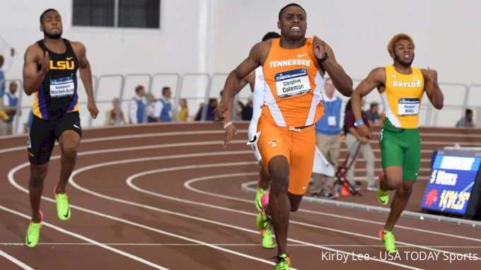 Men's 200m, Final 1 - Christian Coleman Just Misses NCAA Record!