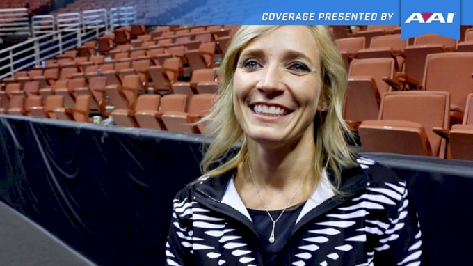 Kim Zmeskal On Ragan's New Floor Routine & Texas Dreams' Unique Leos - 2017 P&G Championships Women Day 2