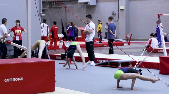 Team China's Unreal Press Handstand Work At 2017 Gymnastics World Championships