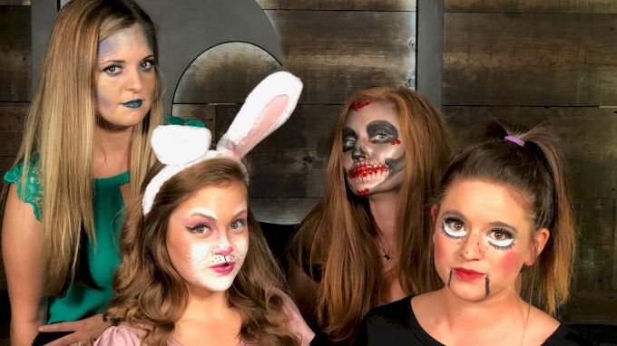 FloCheer 'FACES OFF' In A Halloween Makeup Challenge