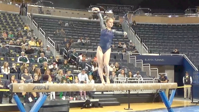 Lauren Farley- Beam (9.85), Michigan- 2017 Michigan vs. EMU Intersquad