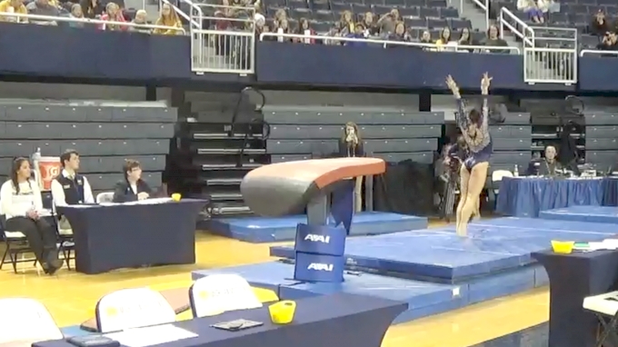 Olivia Karas- Vault (9.875), Michigan- 2017 Michigan vs. EMU Intersquad