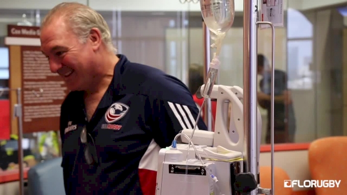 Eagles, Sabercats Visit Cancer Center