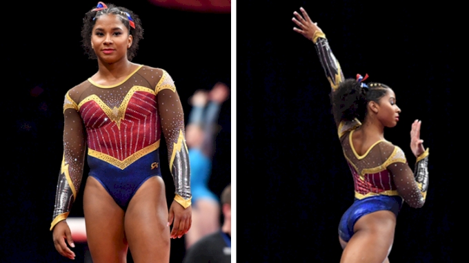 We did not find results for: Jordan Chiles Wonder Woman Leotard - 2018 U.S. Championships Lovely Leo Winners