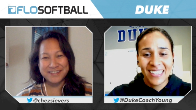 Coach Young Discusses Duke Softball
