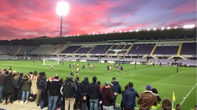 Florence, Italy. 05th Feb, 2023. ACF Fiorentina flag of Artemio