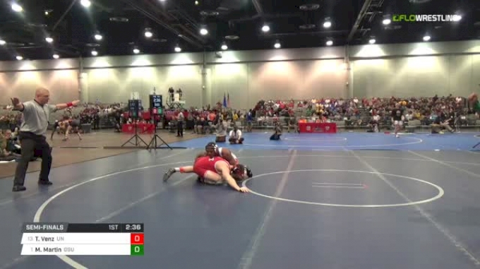 184 lbs Semifinal - Taylor Venz, Nebraska vs Myles Martin, Ohio State