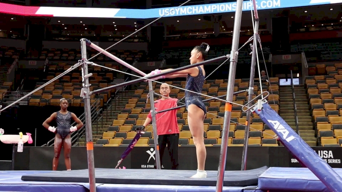 Leanne Wong - Bars - 2018 US Championships Podium Training