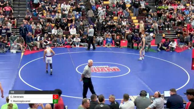 113 lbs Final - Trevor Mastrogiovanni vs Cevion Severado