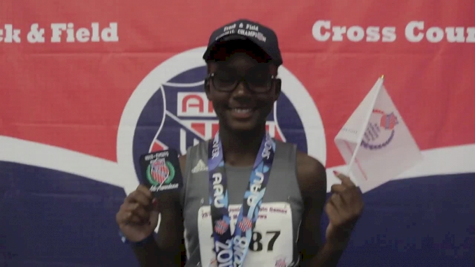 Kennedy Wright Takes The 12-Year-Old Pentathlon Title