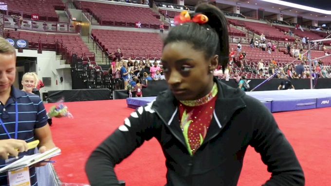 Simone Biles - Interview - 2018 GK US Classic