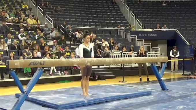 Kendall Valentin- Beam (9.8), EMU- 2017 Michigan vs. EMU Intersquad